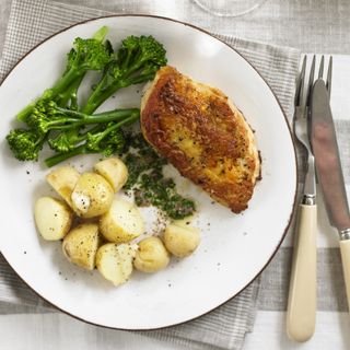 Anchovy and Parsley Butter Stuffed Chicken Breasts
