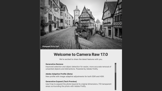 Screenshot of the Adobe Camera Raw software splash screen