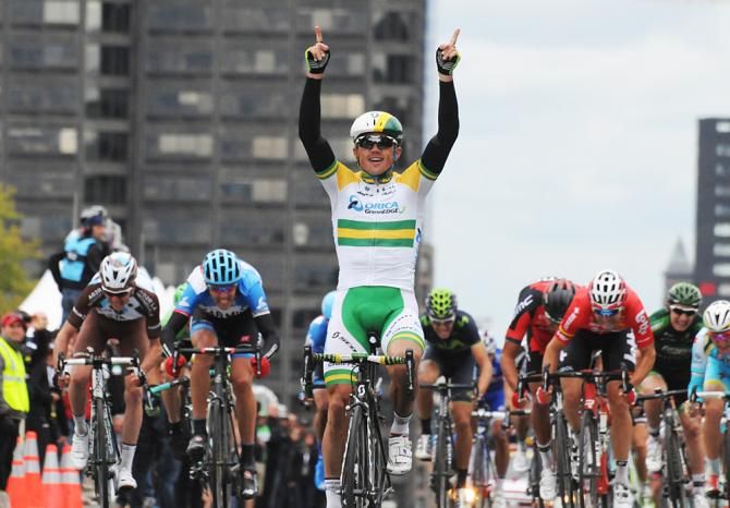Simon Gerrans (Orica-GreenEdge) wins Grand Prix Cycliste de Montr&eacute;al