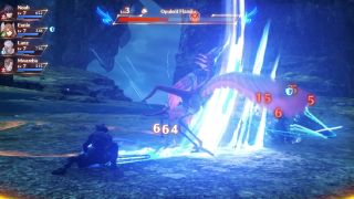 Xenoblade Chronicles 3 Noah attacks an enemy with his sword