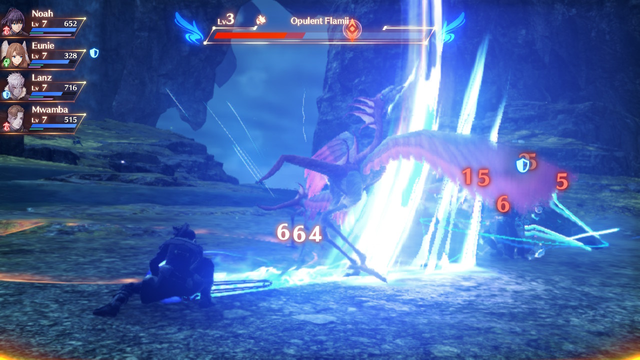 Xenoblade Chronicles 3 Noah attacks an enemy with his sword