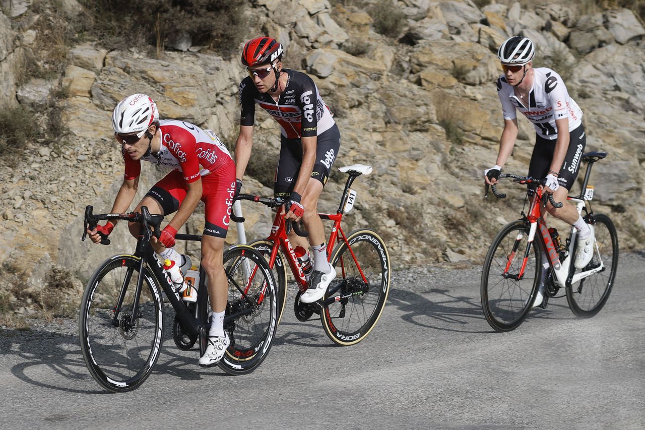 Cycling: Vuelta Espa&Atilde;&plusmn;a 2020 / Tour Spain 2020 / 5 Etapa / 5 Stage /
BUNCH / PELOTON /
Huesca - Sabi&Atilde;&plusmn;anigo (184,4 km) 24-10-2020/
Cycling: Vuelta Espa&Atilde;&plusmn;a 2020 / Tour Spain 2020 / 5 Etapa / 5 Stage /
&Acirc;&copy;PHOTOGOMEZSPORT2020