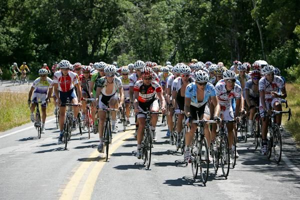 The main group on the way up the climb.