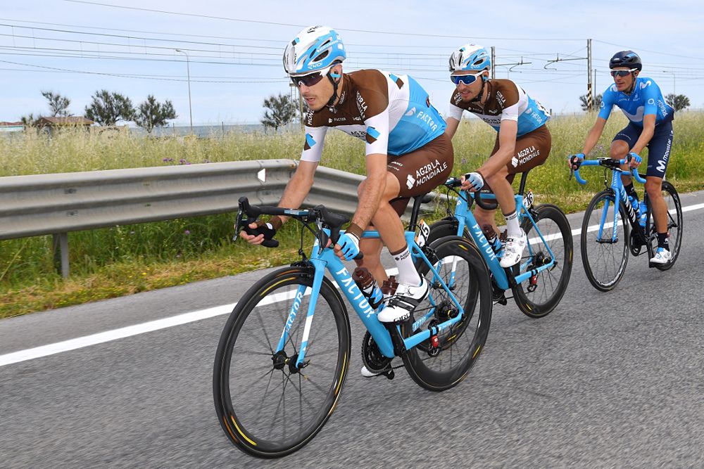 AG2R La Mondiale during stage 12 of the Giro d'Italia 2018