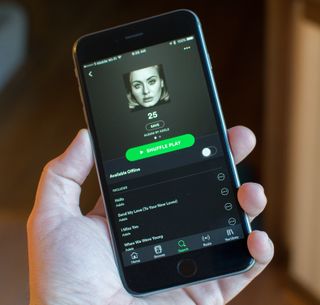 Spotify on iPhone 6S