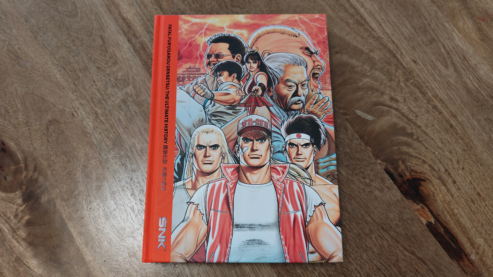 Photos of a retro game art book