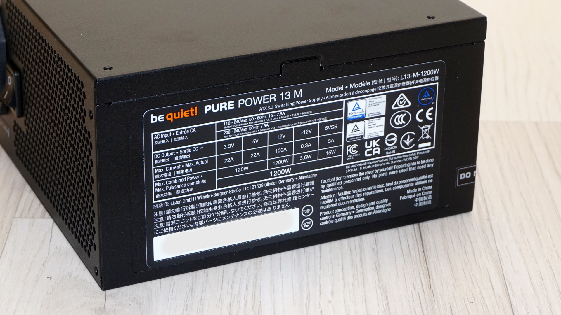 be quiet! Pure Power 13 M 1200W