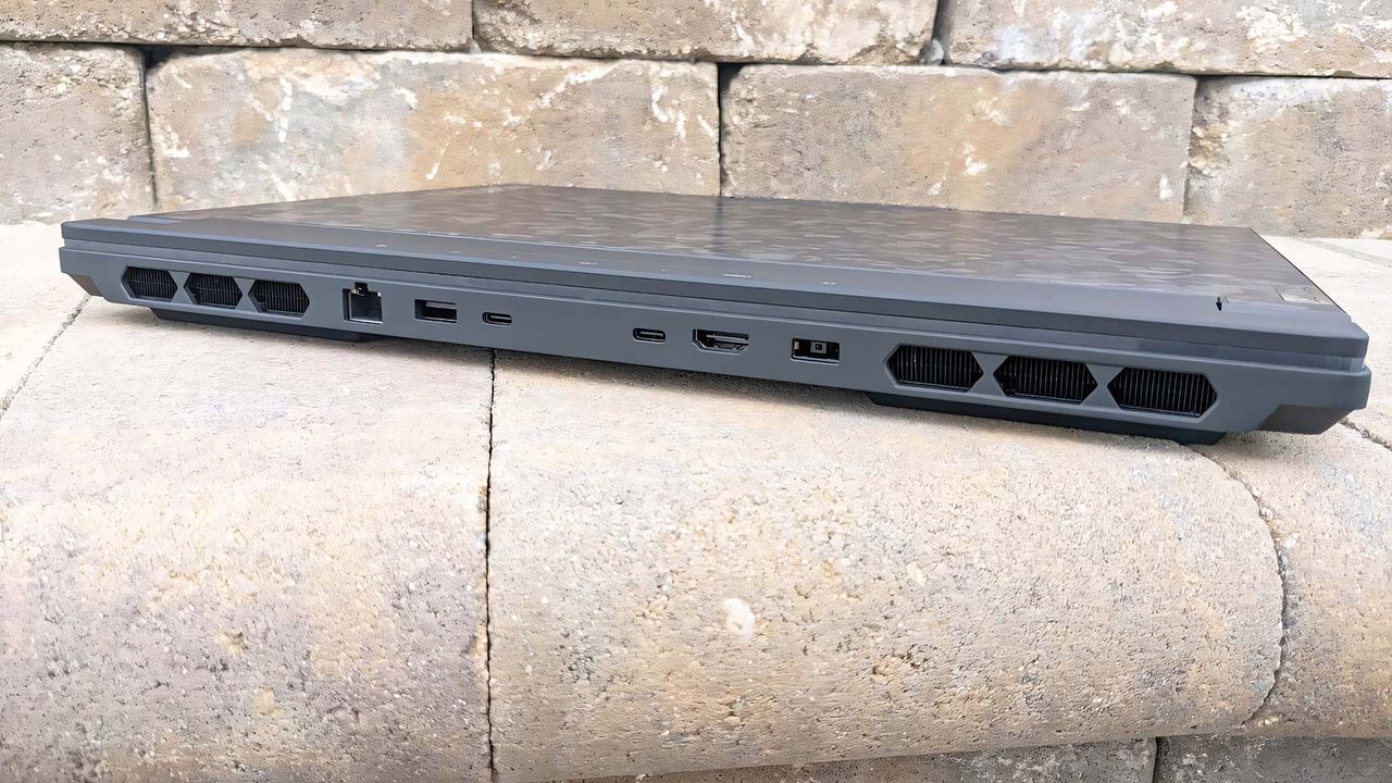 Lenovo Legion 9i (Gen 8) back ports.