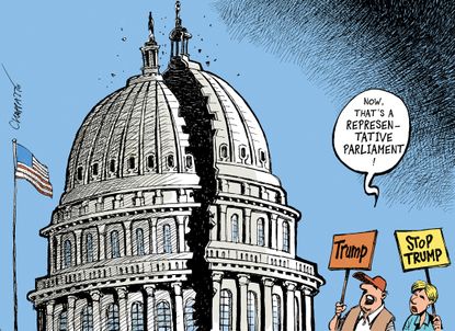 U.S. Midterm election House Democrat majority Senate GOP Congress split government