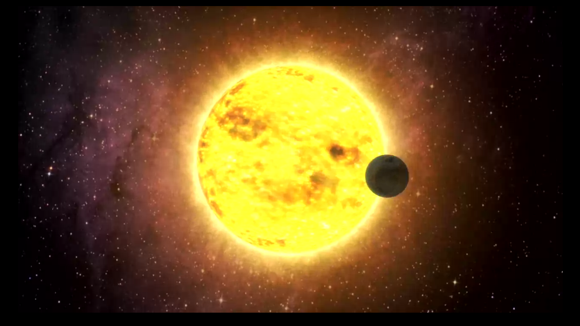 Exoplanet dimming stars