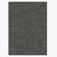 Parquet black rug, Ruggable