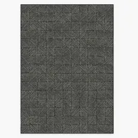 Parquet black rug, Ruggable