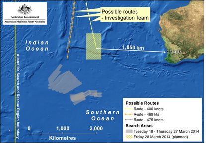 Forget all the debris sightings: The Malaysia Flight 370 search has shifted 700 miles north