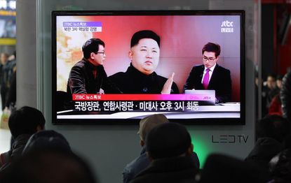 North Korean state TV says Kim Jong Un 'suffering discomfort'