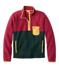 Men's Sherpa Hybrid Fleece Pullover: was $99 now $49 @ L.L. Bean