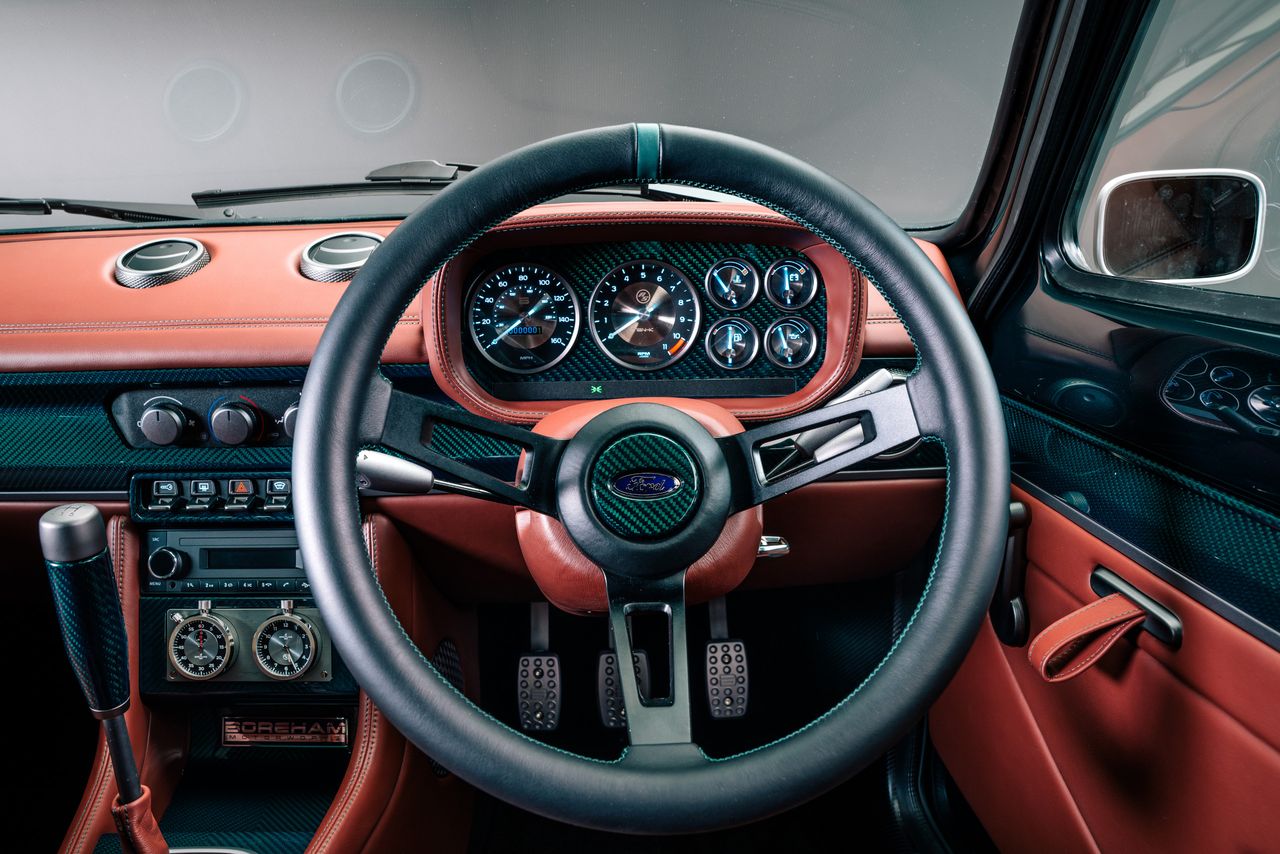 Inside the Escort Mk1 RS by Boreham Motorworks