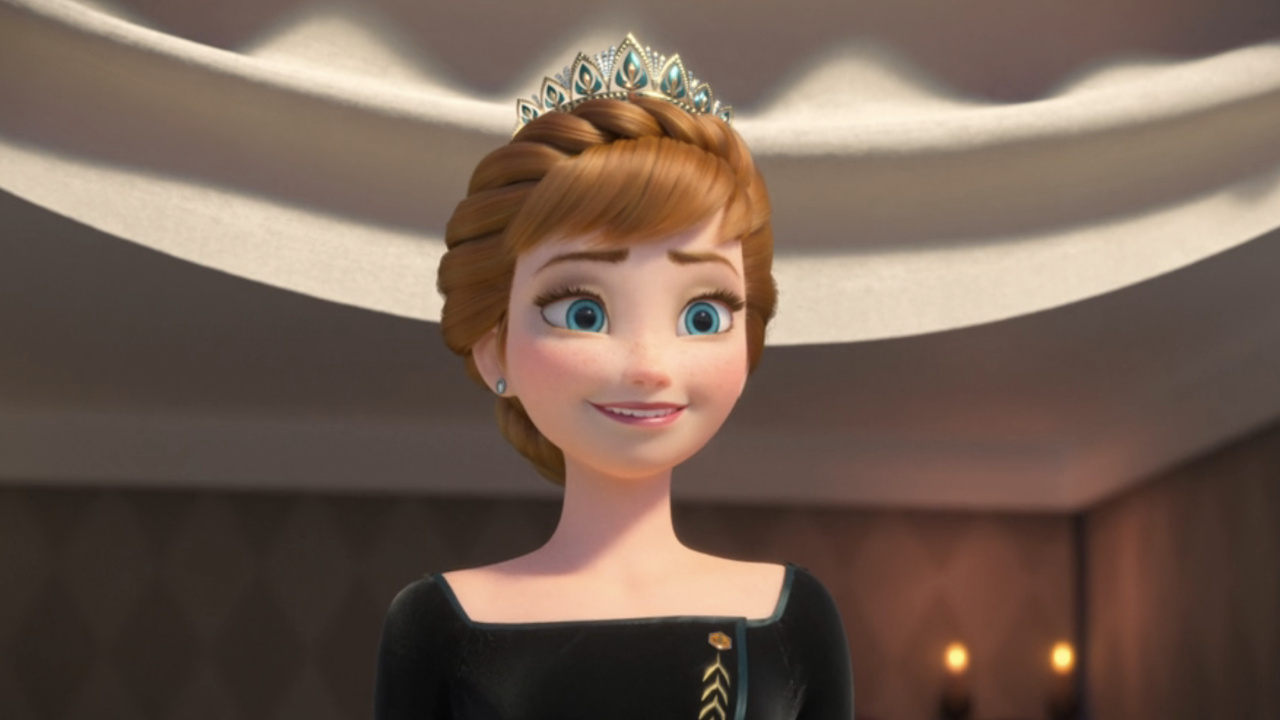 Princess Anna smiling in Frozen II