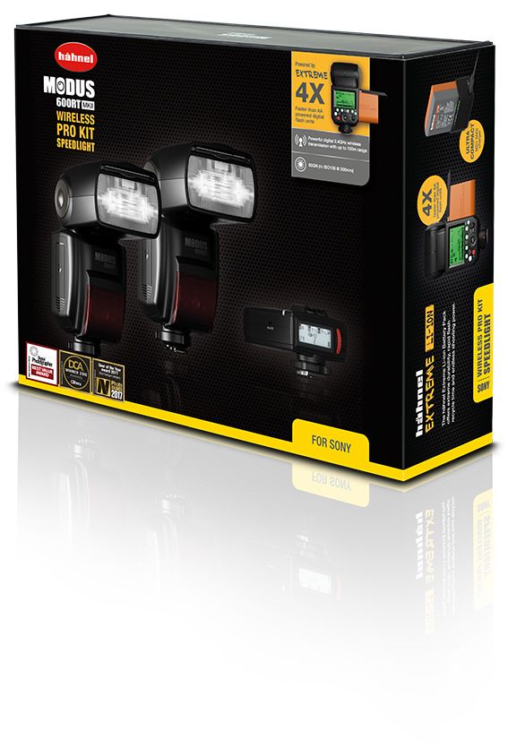 Hahnel Modus 600RT Mk II Pro Kit for Sony - two flashguns plus Viper trigger