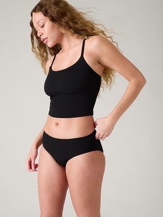 Scoop Crop Pique Tankini D-Dd