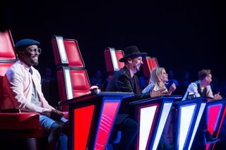 will.i.am, Boy George, Paloma Faith and Ricky Wilson on The Voice