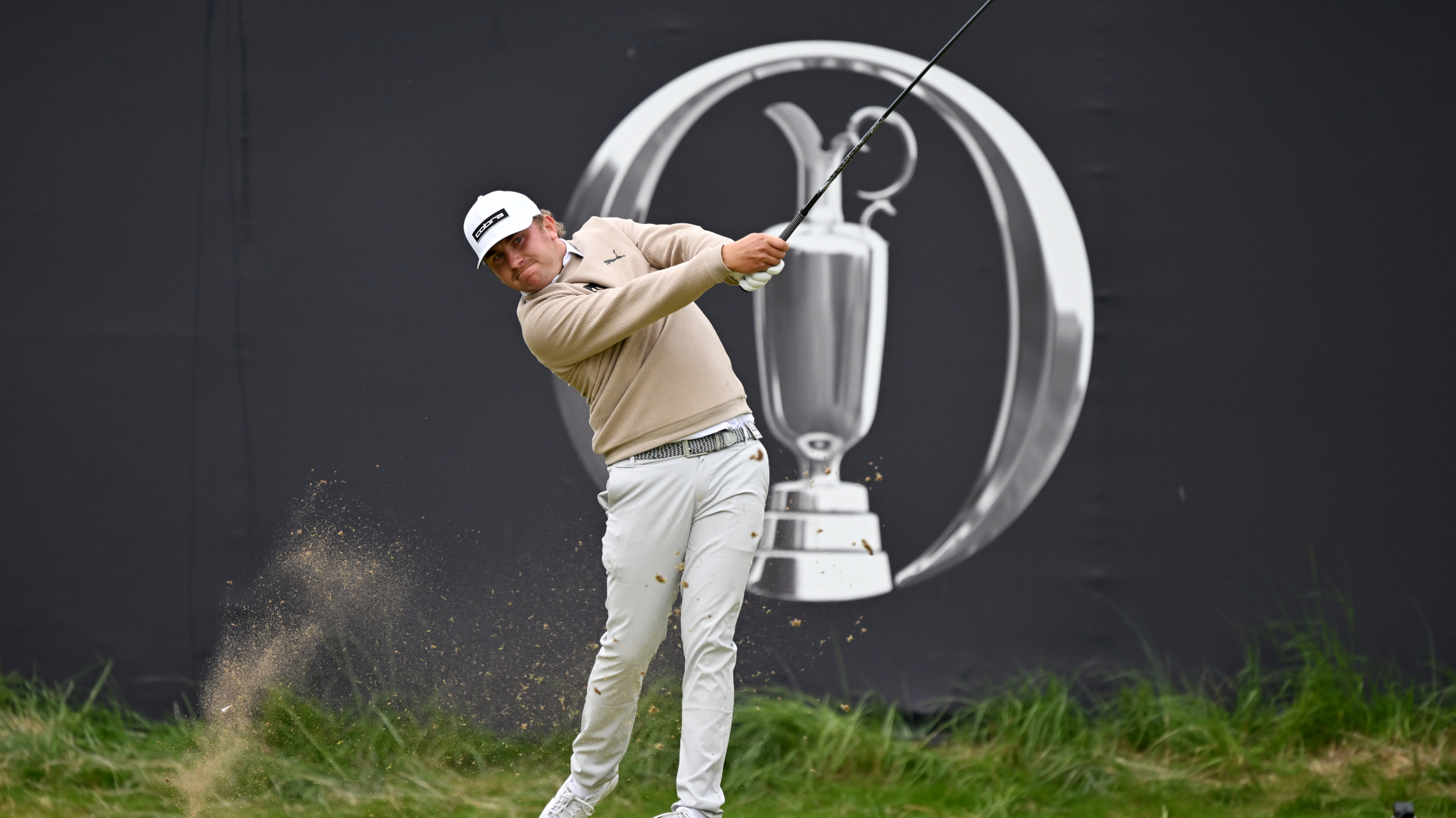 Oliver Lindell takes a shot at The Open