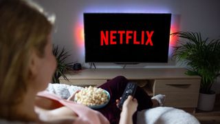 Netflix on Sony TV in living room