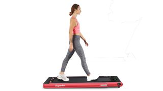 under desk treadmill deals: Goplus 2 in 1 Folding Treadmill