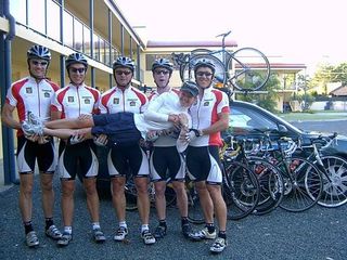 The Amy Gillett Foundation ride team