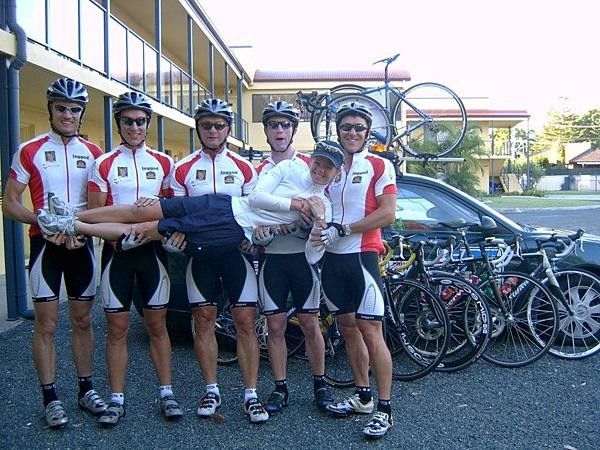 The Amy Gillett Foundation ride team
