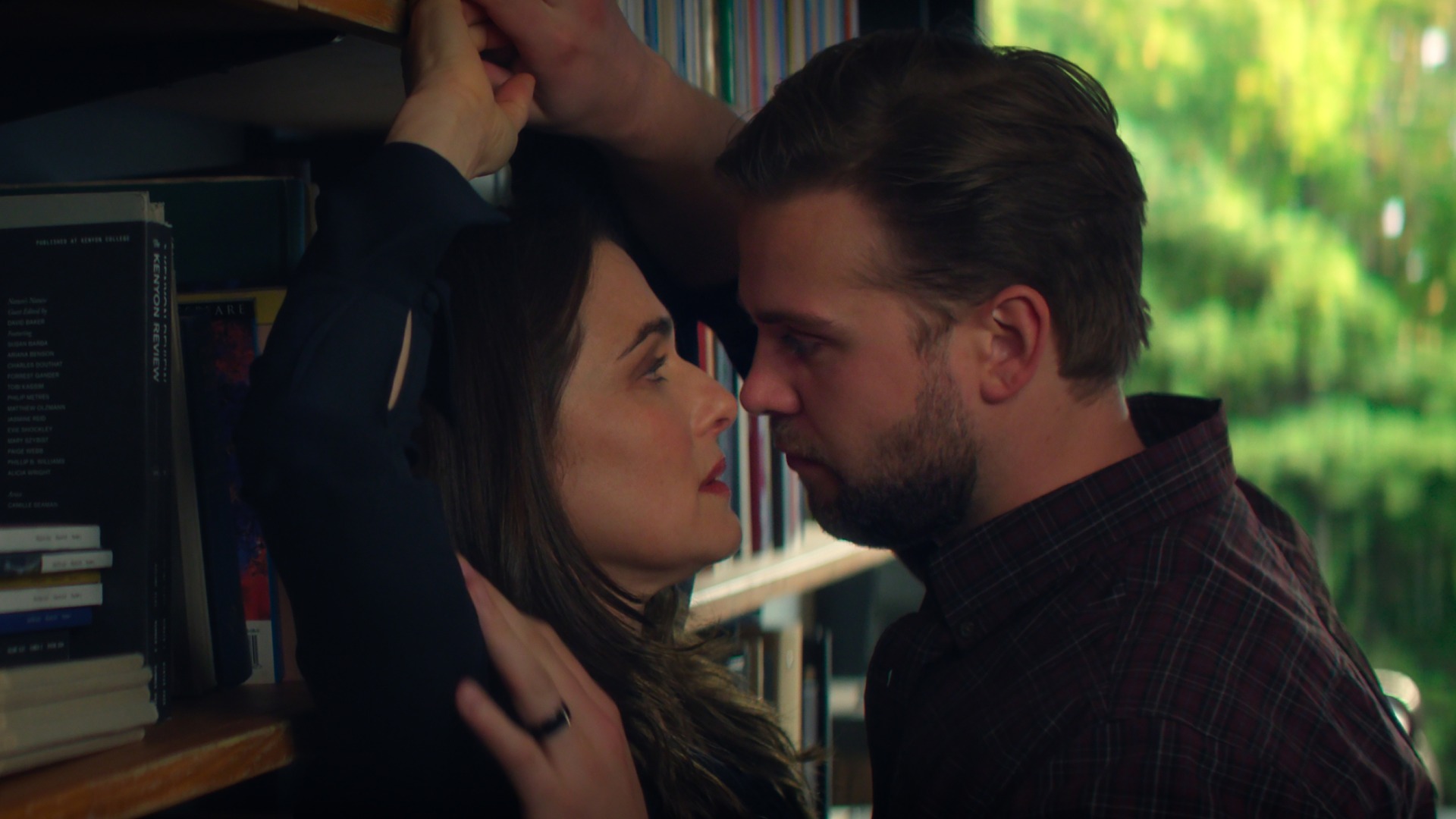 Rachel Weisz as The Protagonist and Leo Woodall as Vladimir in Episode 108 of Vladimir