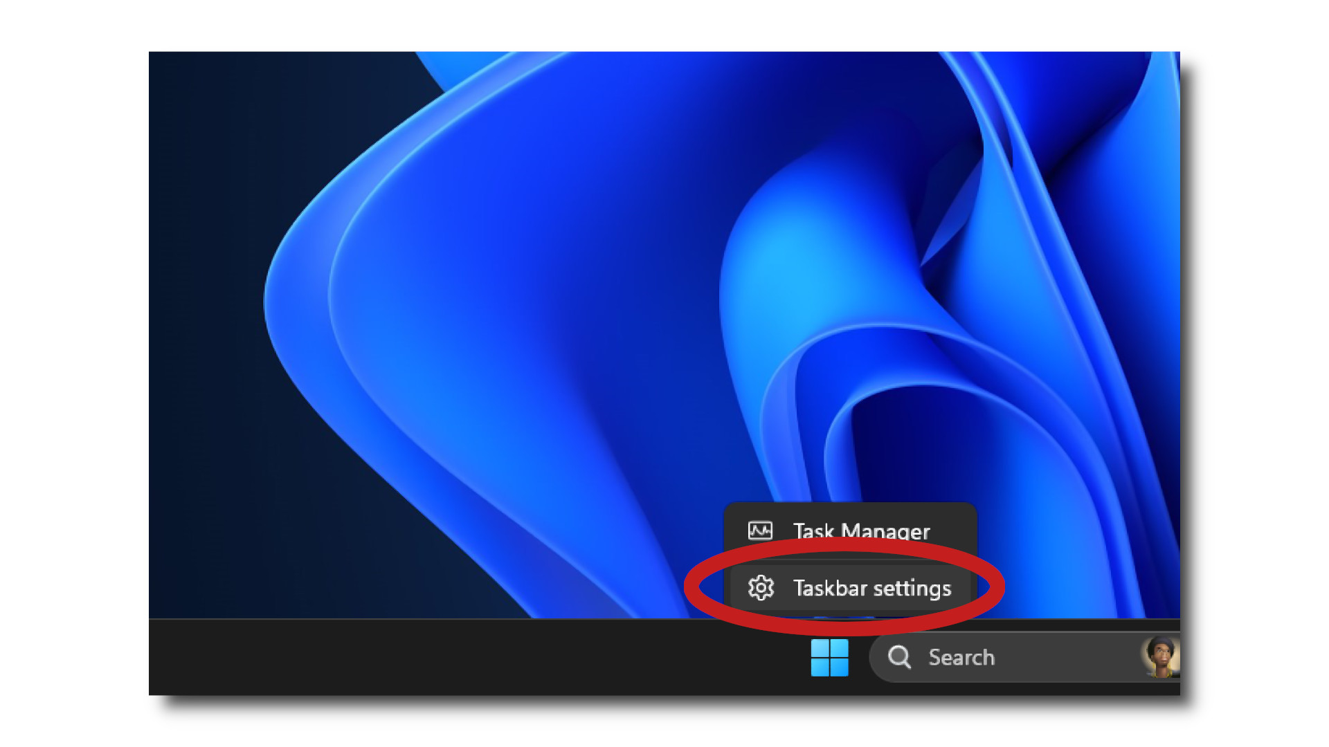 Windows 11 enable Show Desktop button in Taskbar steps