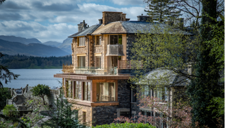 Langdale Chase exterior, with lake scenery