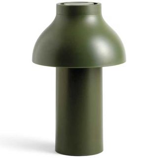 portable table lamp in green