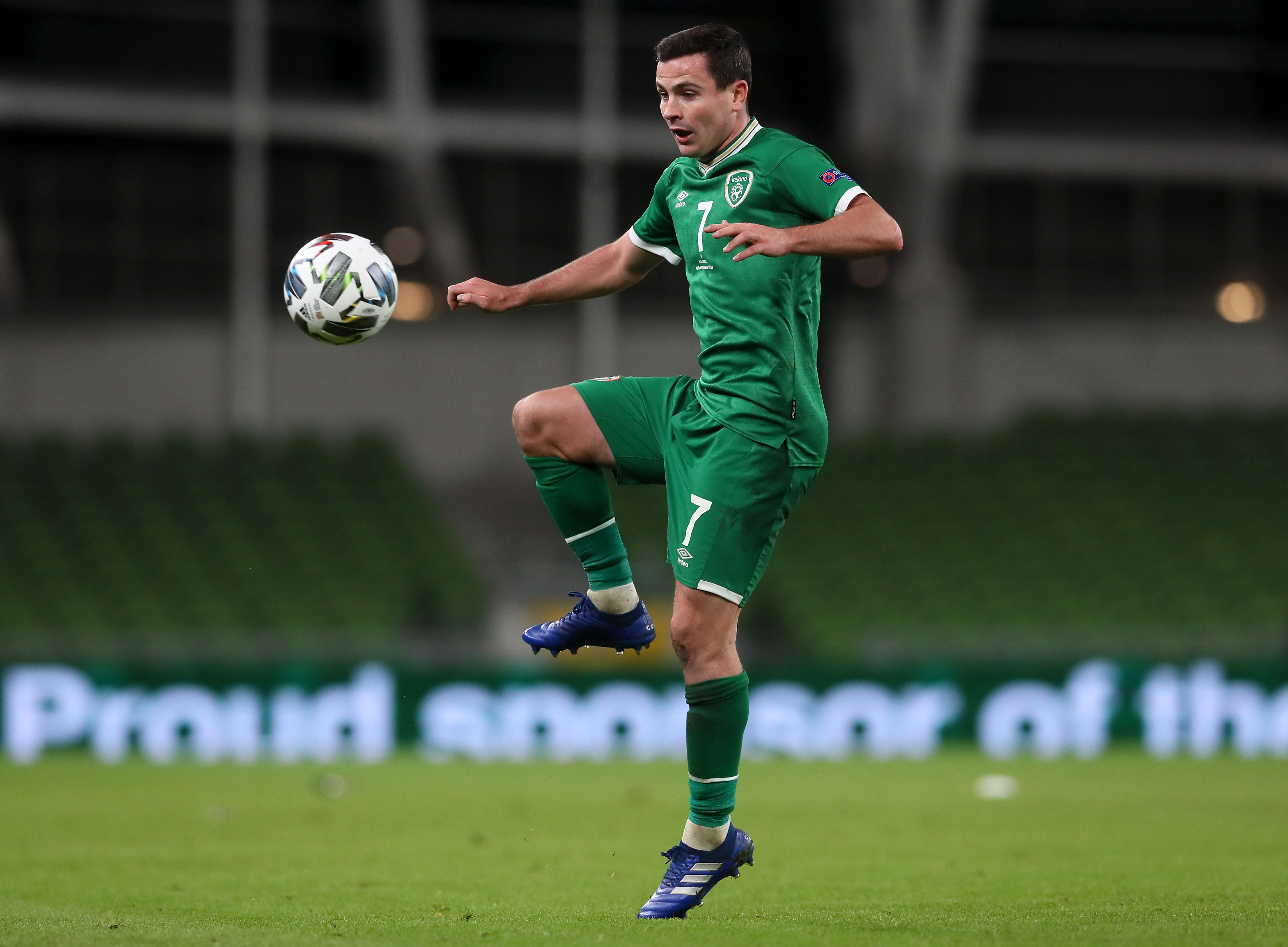 Josh Cullen in action