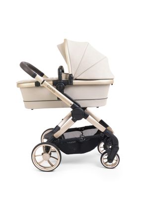 The iCandy Peach 7 pram with bassinet in the new Biscotti pale brown colourway