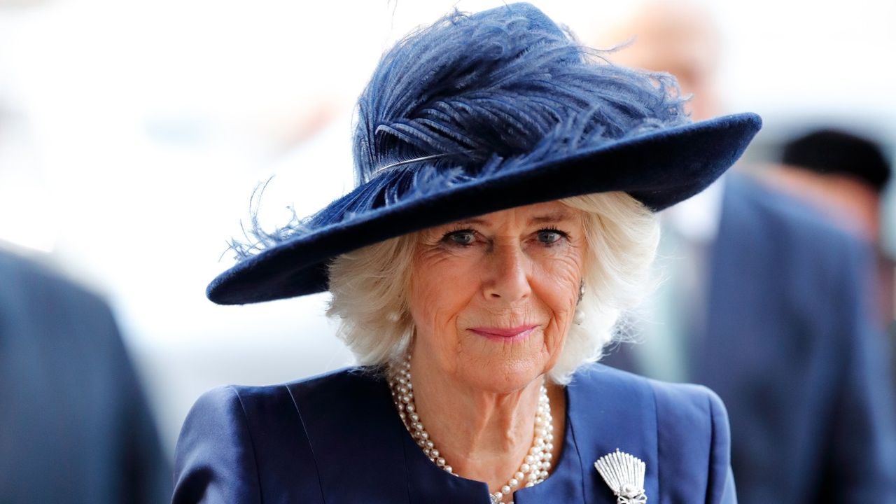 Camilla, Duchess of Cornwall attends a Service of Thanksgiving for the life and work of Sir Donald Gosling at Westminster Abbey on December 11, 2019