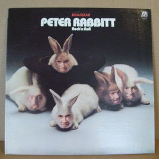 The poorly designed album cover for Roadstar by Peter Rabbitt.