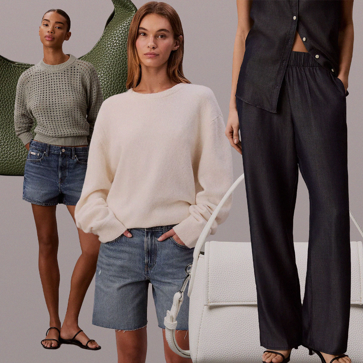 Collage Image of New Spring Arrivals From Calvin Klein