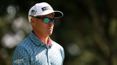 Rickie Fowler of the United States is seen on the 5th hole during the first round of ZOZO Championship 