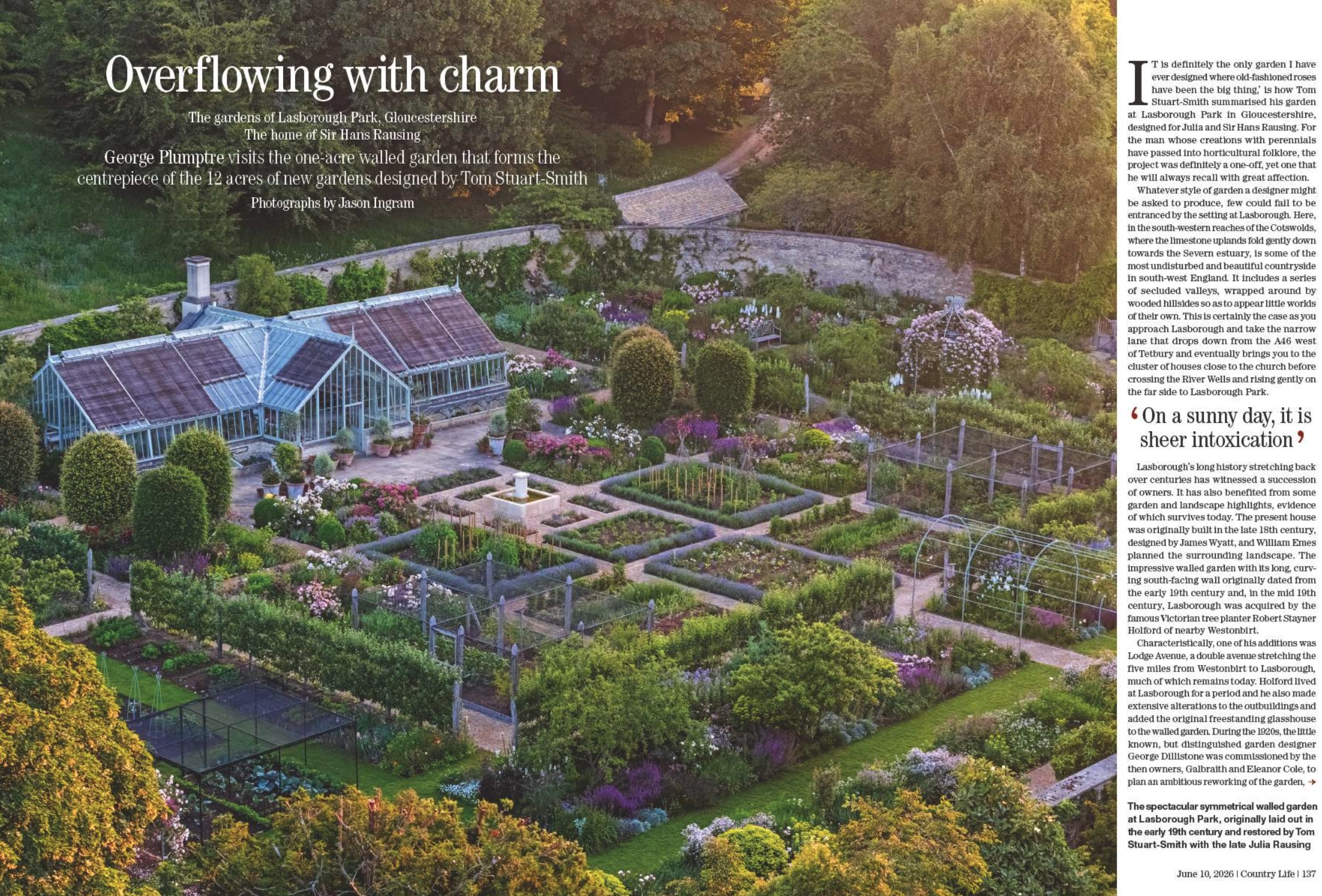 Spreads from Country Life 10 June 2025