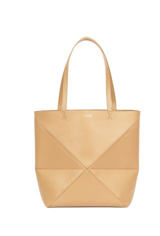 Puzzle Shiny Leather Tote