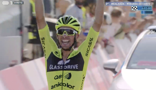Frederico Figueiredo of Glassdrive-Q8-Anicolor wins stage 5 of Volta a Portugal