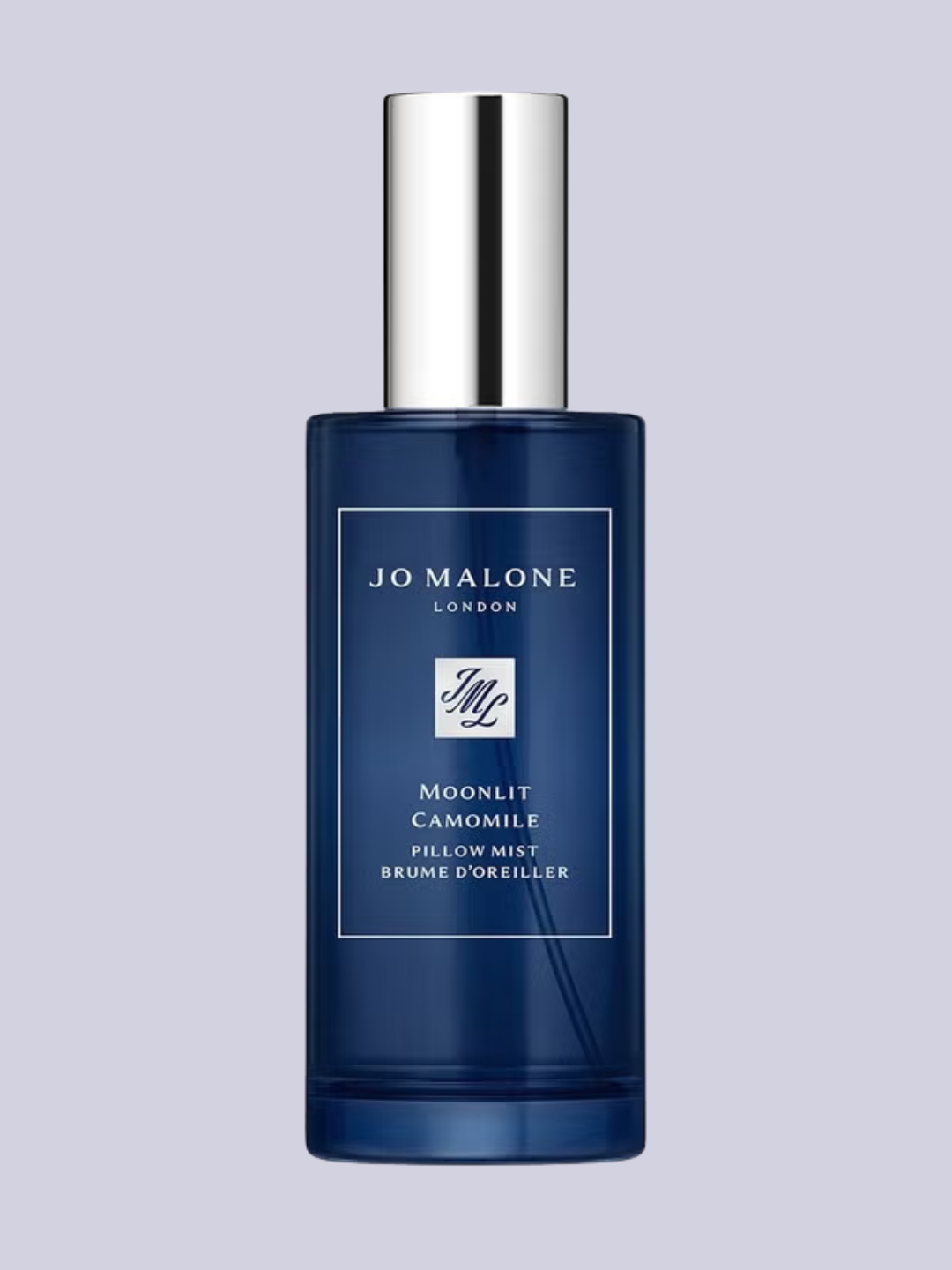 A dark blue bottle of pillow spray from Jo Malone London