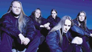 Children Of Bodom posing for a photograph in the 2000s