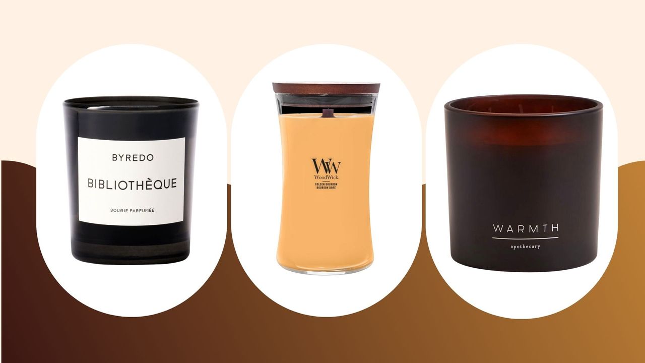 composite of three candles