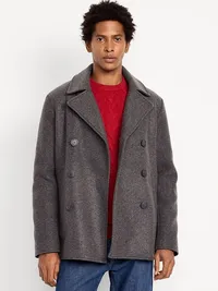 Old Navy Slim Fit Double Breasted Peacoat (Men's)