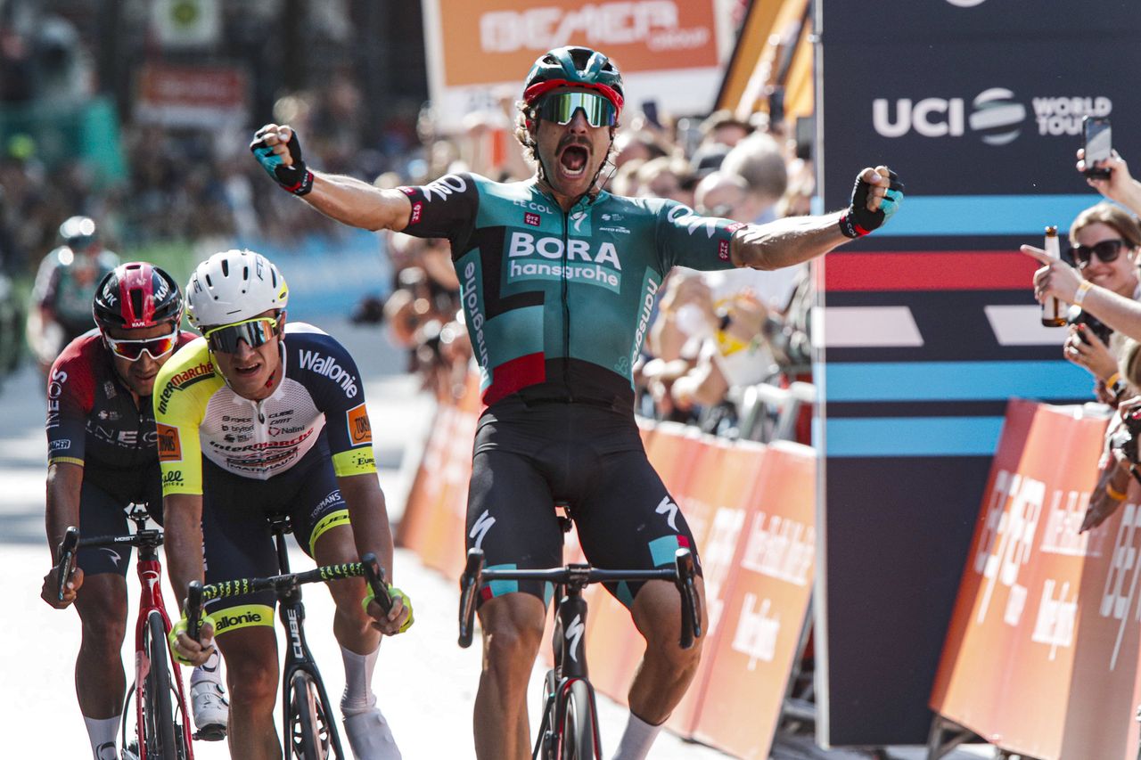 BEMER Cyclassics 2022 - 25th Edition - Hamburg - Hamburg 204,7 km - 21/08/2022 - Marco Haller (AUT - Bora - Hansgrohe) - Quinten Hermans (BEL - Intermarch&Atilde;&copy; - Wanty - Gobert Mat&Atilde;&copy;riaux) - photo Hennes Roth/SprintCyclingAgency&Acirc;&copy;2022