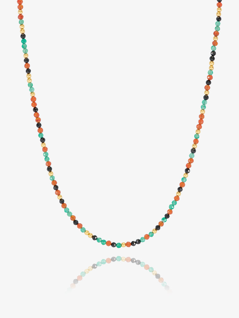 Rj X Clara Amfo Gemstone Bead Necklace