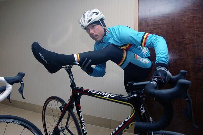 A bit of stretching for Sven Nys