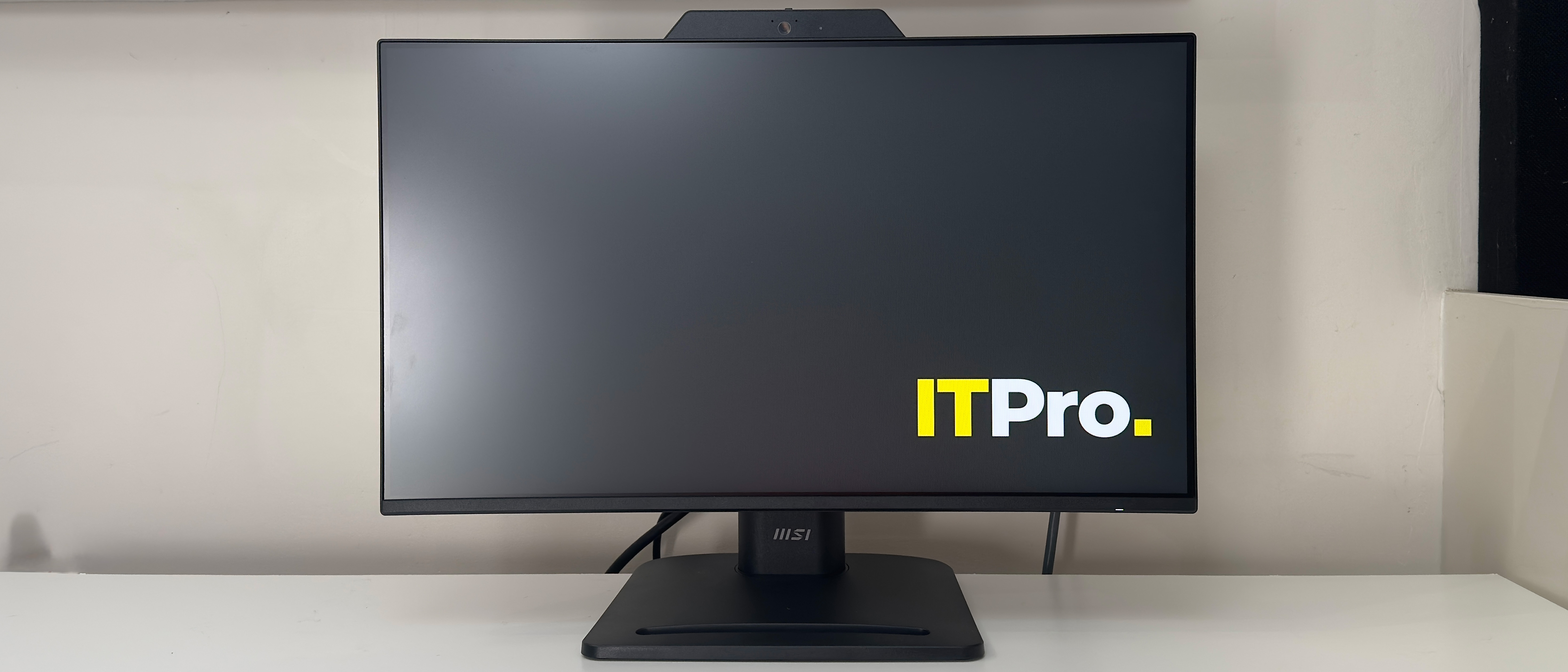 The MSI MP242PMG monitor on a desk